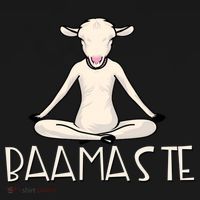 Yoga Baamaste Funny Goat Yoga In Lotus Pose Yoga Student Cute Gift Women's Hoodie thumb 2