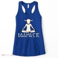 Yoga Baamaste Funny Goat Yoga In Lotus Pose Yoga Student Cute Gift Women's Tank Top thumb 0