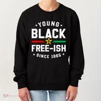 Young Black Freeish Since 1865 Women's Sweatshirt thumb 0