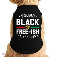 Young Black Freeish Since 1865 Doggie Tank thumb 0