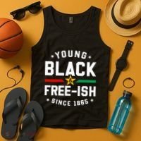 Young Black Freeish Since 1865 Tank Top thumb 4