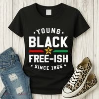 Young Black Freeish Since 1865 Women's T-Shirt thumb 3