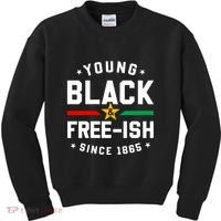 Young Black Freeish Since 1865 Kids Sweatshirt thumb 0