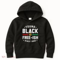 Young Black Freeish Since 1865 Kids Hoodie thumb 0