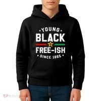 Young Black Freeish Since 1865 Kids Hoodie thumb 4