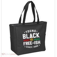 Young Black Freeish Since 1865 Tote Bag thumb 2