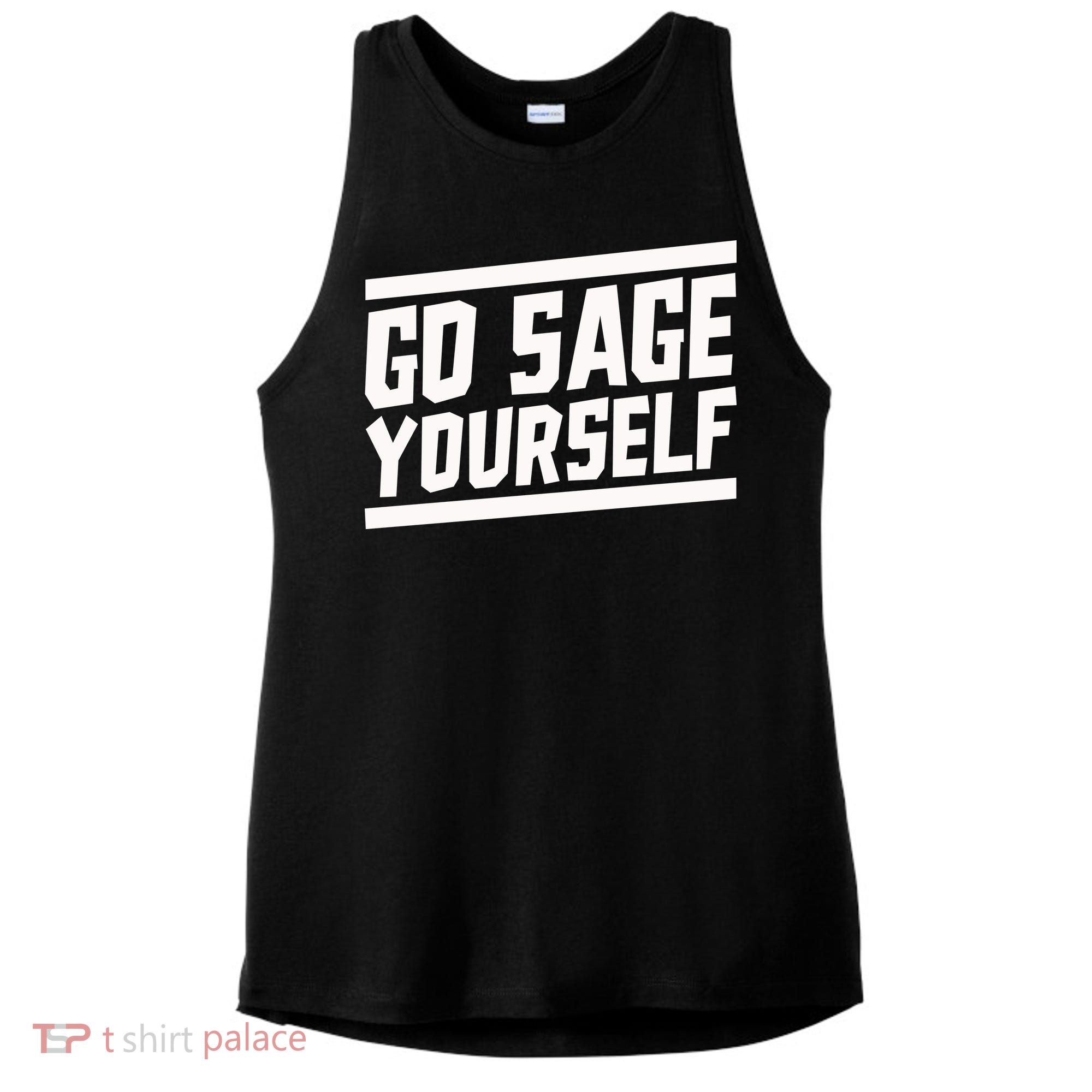 Yogi Bryan Go Sage Yourself Ladies PosiCharge Tri-Blend Wicking Tank