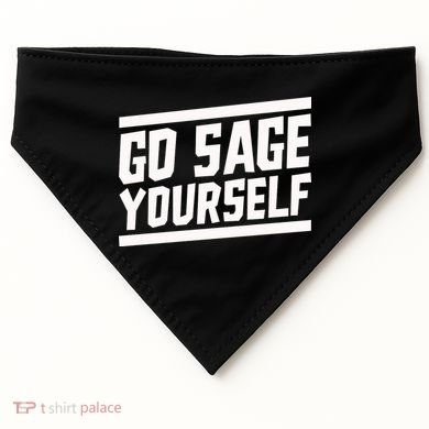 Yogi Bryan Go Sage Yourself USA-Made Doggie Bandana