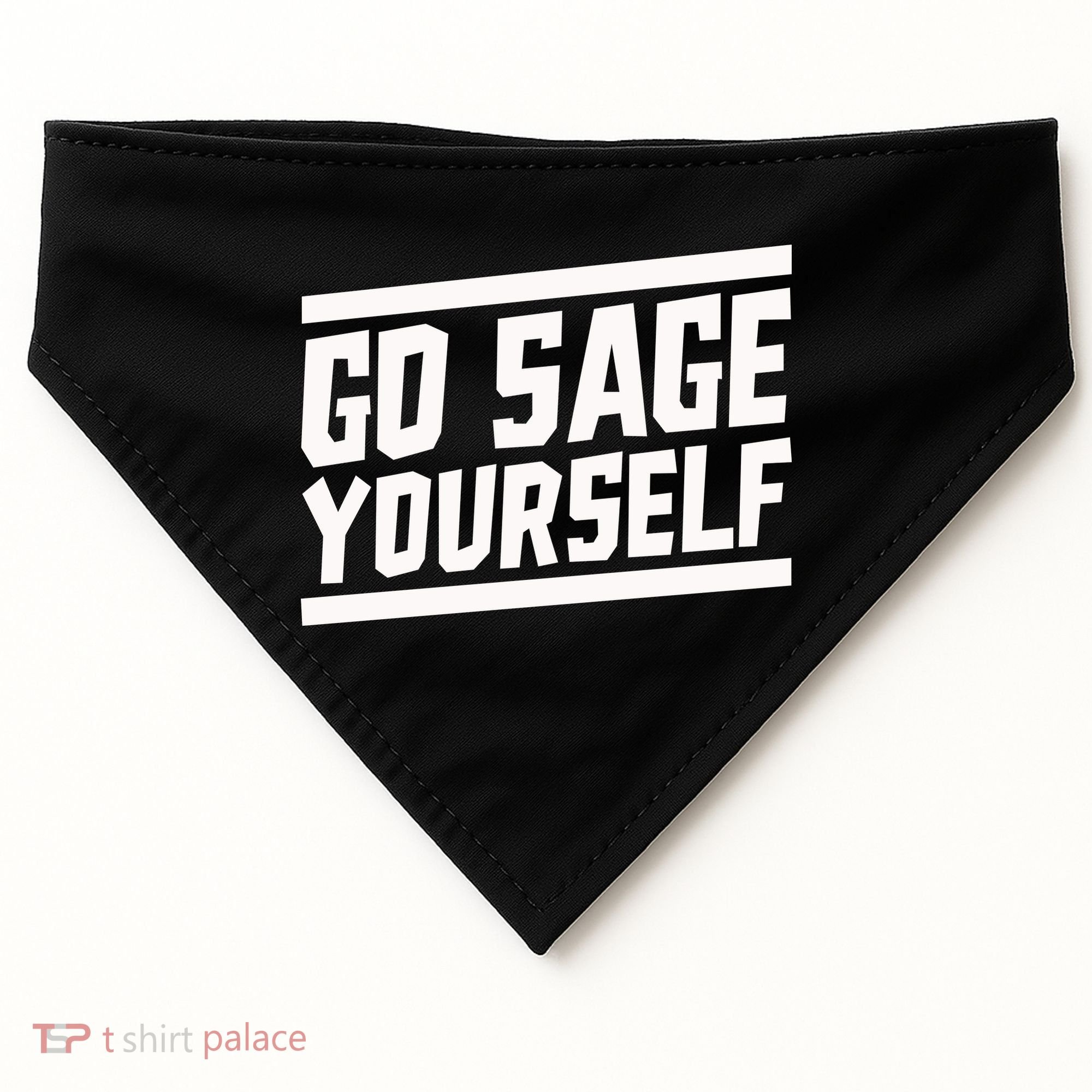 Yogi Bryan Go Sage Yourself USA-Made Doggie Bandana