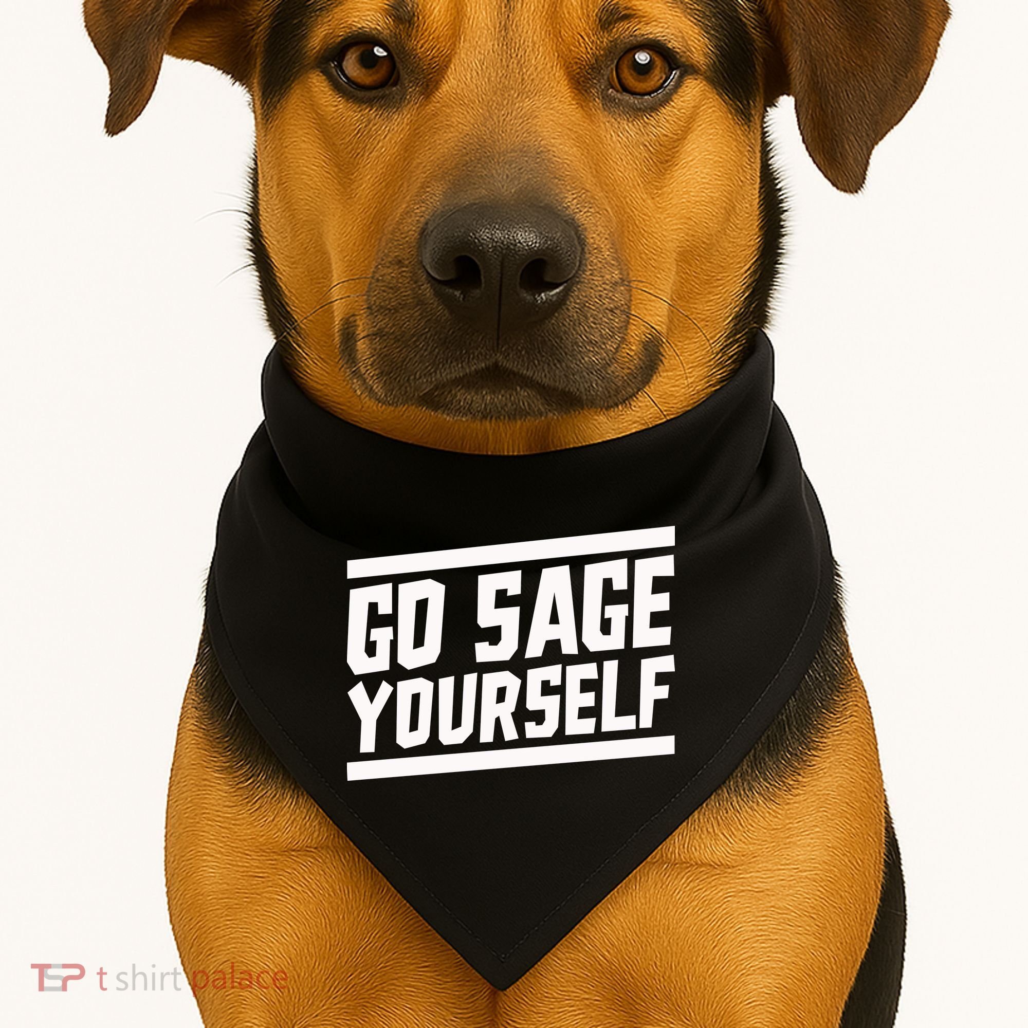 Yogi Bryan Go Sage Yourself USA-Made Doggie Bandana