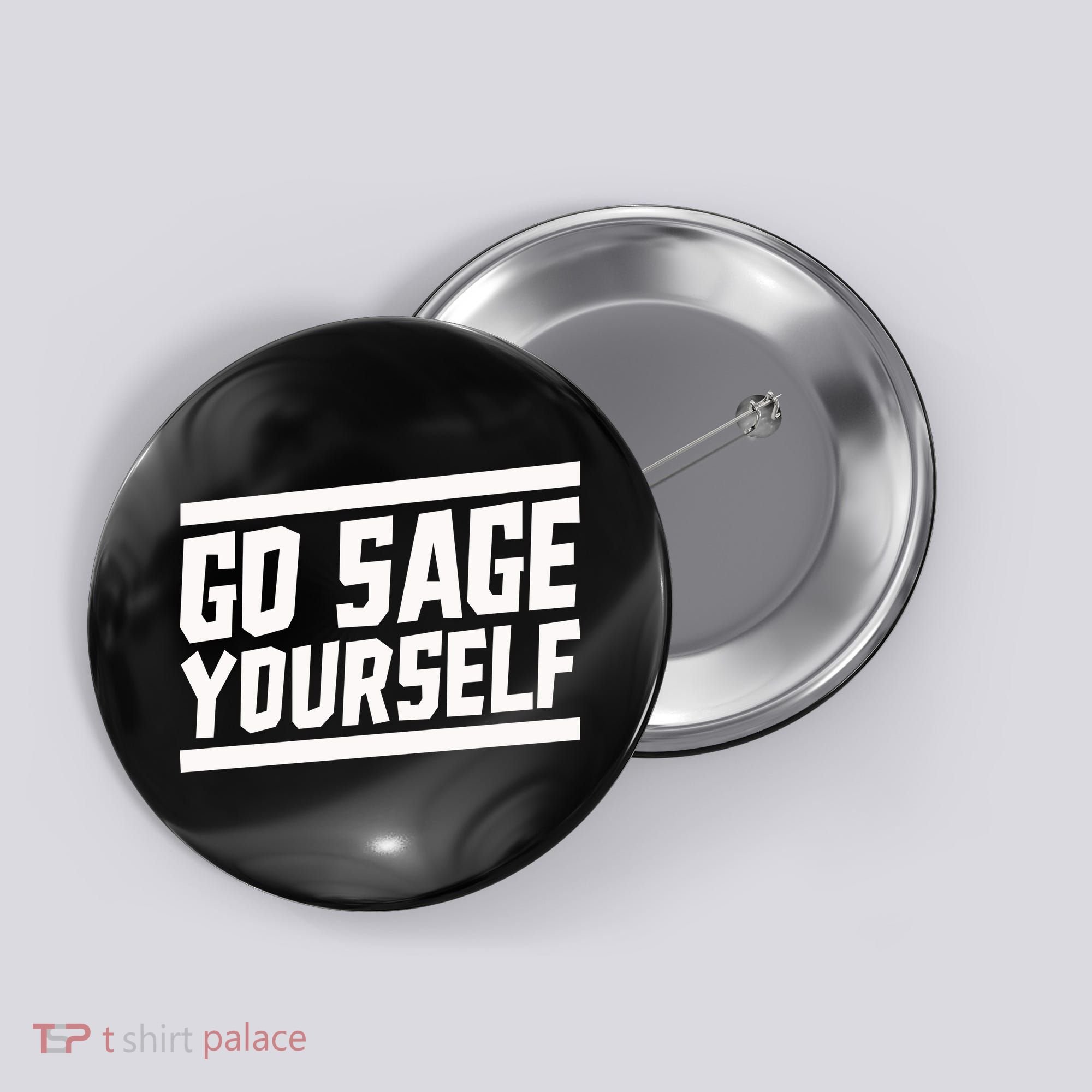 Yogi Bryan Go Sage Yourself Button
