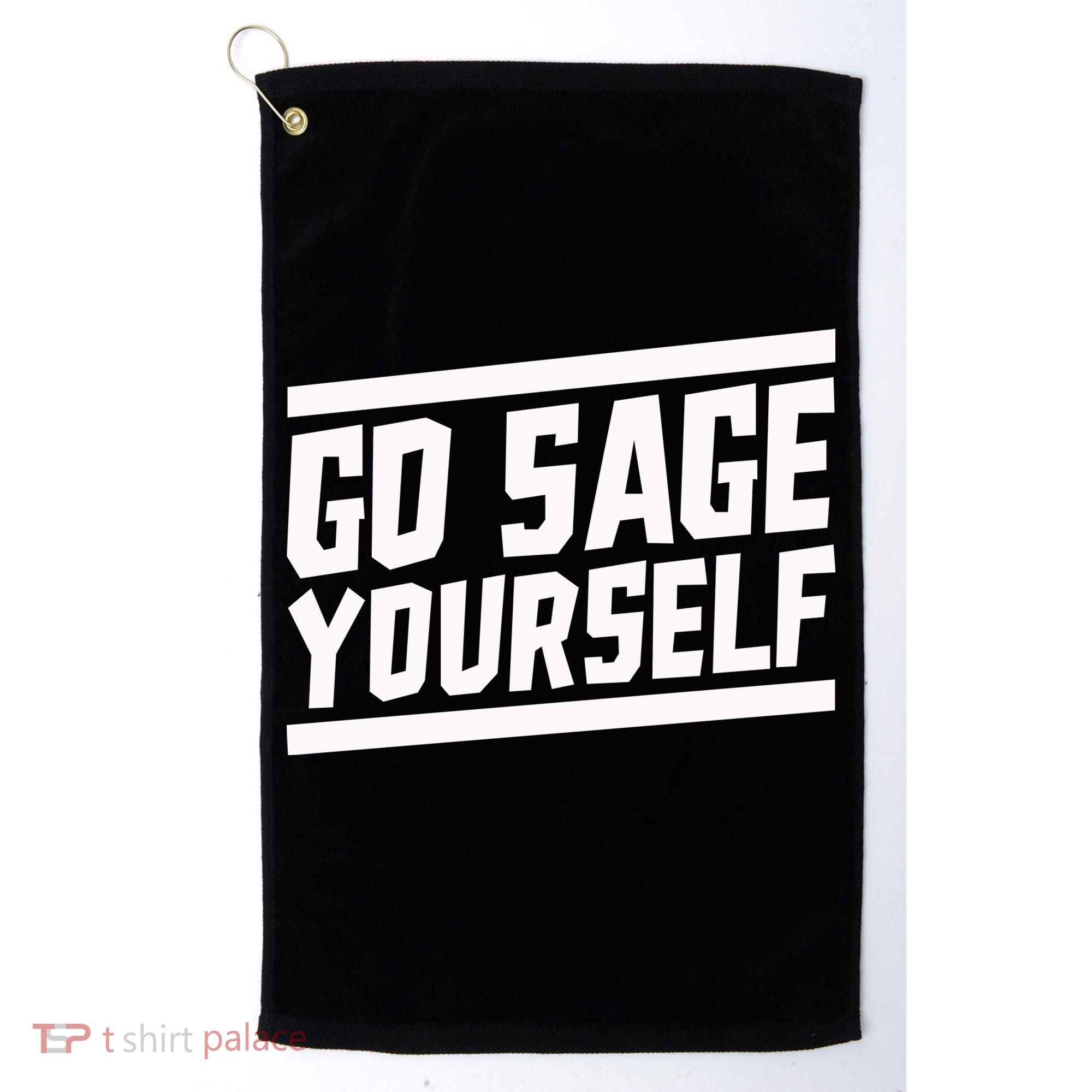Yogi Bryan Go Sage Yourself Golf Towel