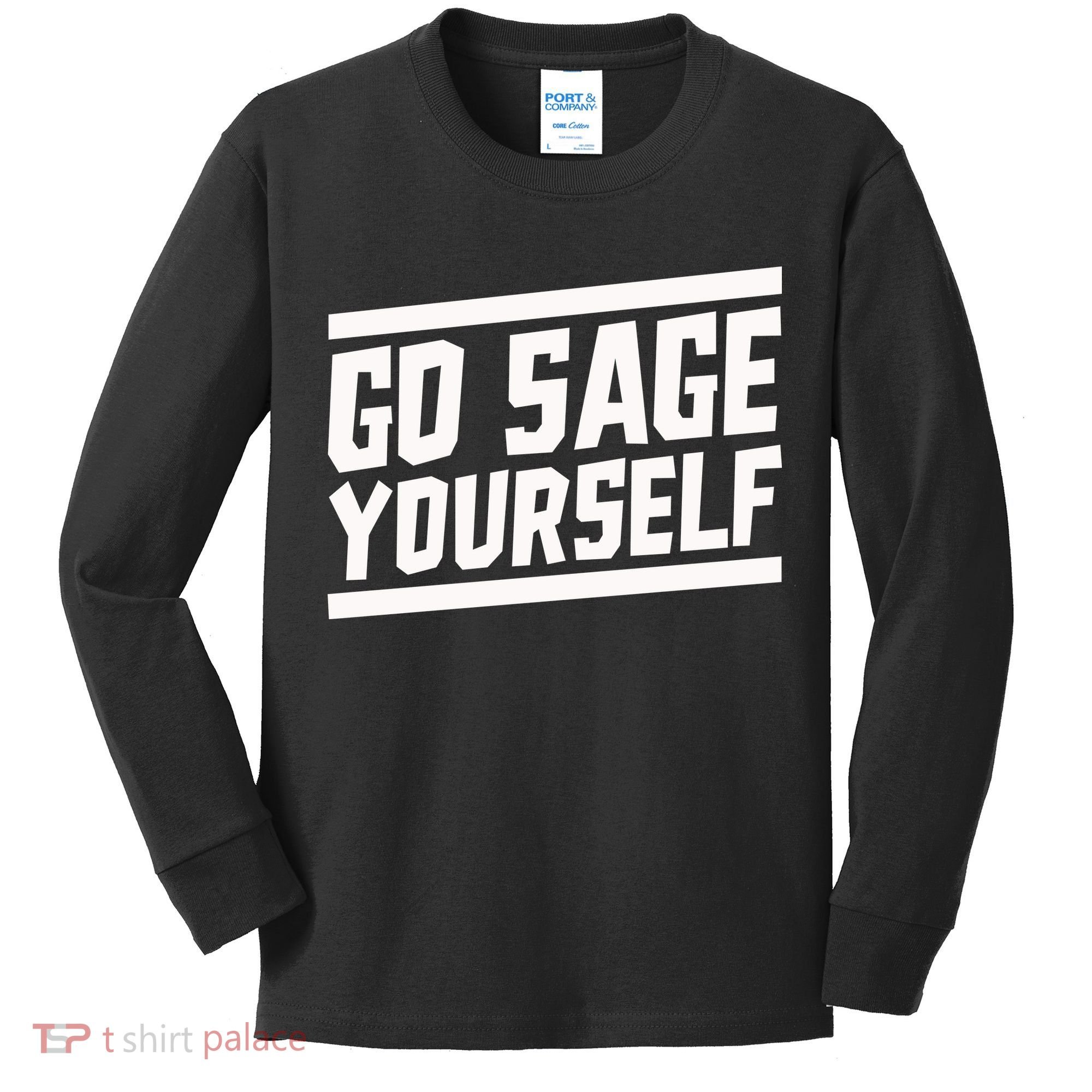 Yogi Bryan Go Sage Yourself Kids Long Sleeve Shirt