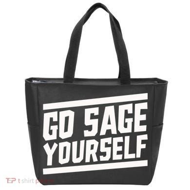 Yogi Bryan Go Sage Yourself Tote Bag