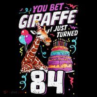 You Bet Giraffe I Just Turned 84 Funny 84th Birthday Coffee Mug thumb 5