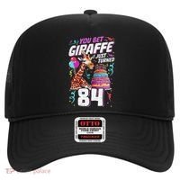You Bet Giraffe I Just Turned 84 Funny 84th Birthday Hat thumb 0