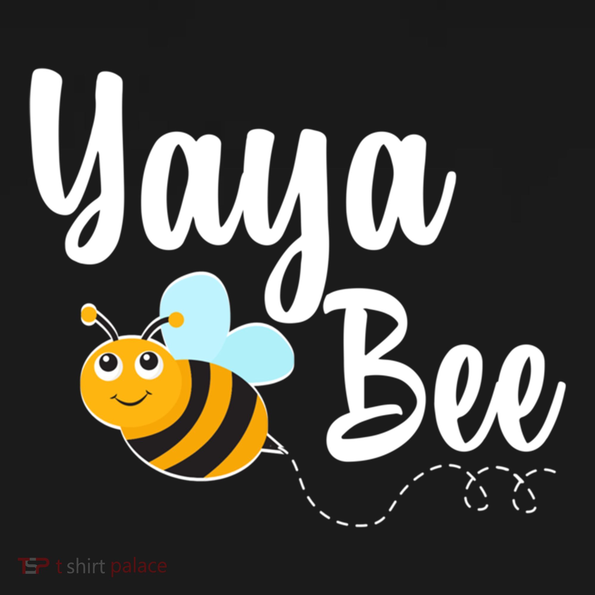 Yaya Bee Greek Grandma Announcet Funny Bumblebee Gift Women's Hoodie