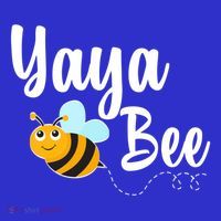 Yaya Bee Greek Grandma Announcet Funny Bumblebee Gift T-Shirt thumb 7
