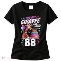 You Bet Giraffe I Just Turned 88 Funny 88th Birthday Women's T-Shirt thumb 0