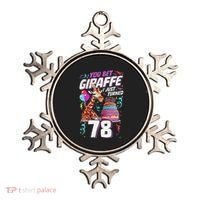 You Bet Giraffe I Just Turned 78 Funny 78th Birthday Ornament thumb 0