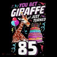 You Bet Giraffe I Just Turned 85 Funny 85th Birthday Coffee Mug thumb 5