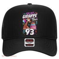 You Bet Giraffe I Just Turned 93 Funny 93rd Birthday Hat thumb 0
