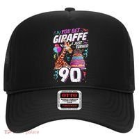 You Bet Giraffe I Just Turned 90 Funny 90th Birthday Hat thumb 0