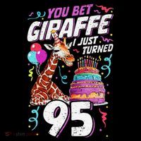 You Bet Giraffe I Just Turned 95 Funny 95th Birthday Coffee Mug thumb 5
