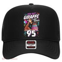 You Bet Giraffe I Just Turned 95 Funny 95th Birthday Hat thumb 0
