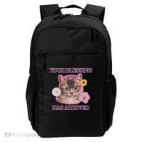 Your Blessing Has Arrived Cat & Funny Silly Catr Blessing Has Arrived Cat & Funn Backpack thumb 0