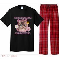 Your Blessing Has Arrived Cat & Funny Silly Catr Blessing Has Arrived Cat & Funn Pajama Set thumb 0
