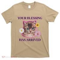 Your Blessing Has Arrived Cat & Funny Silly Catr Blessing Has Arrived Cat & Funn T-Shirt thumb 0