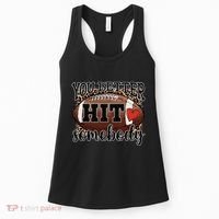 You Better Hit Somebody Game Day Football Season For Moms Women's Tank Top thumb 0