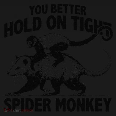You Better Hold On Tight Spider Monkey Premium T-Shirt