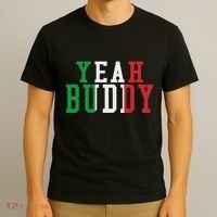 Yeah Buddy Italian Flag Colors T-Shirt thumb 3