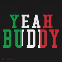 Yeah Buddy Italian Flag Colors T-Shirt thumb 7