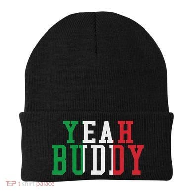 Yeah Buddy Italian Flag Colors Beanie