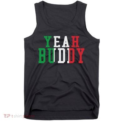 Yeah Buddy Italian Flag Colors Tank Top
