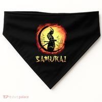 Yasuke Black Japanese Samurai Bushido Warrior Japan Katana USA-Made Doggie Bandana thumb 0