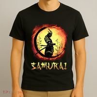 Yasuke Black Japanese Samurai Bushido Warrior Japan Katana T-Shirt thumb 3