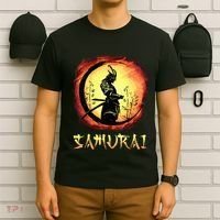 Yasuke Black Japanese Samurai Bushido Warrior Japan Katana T-Shirt thumb 6