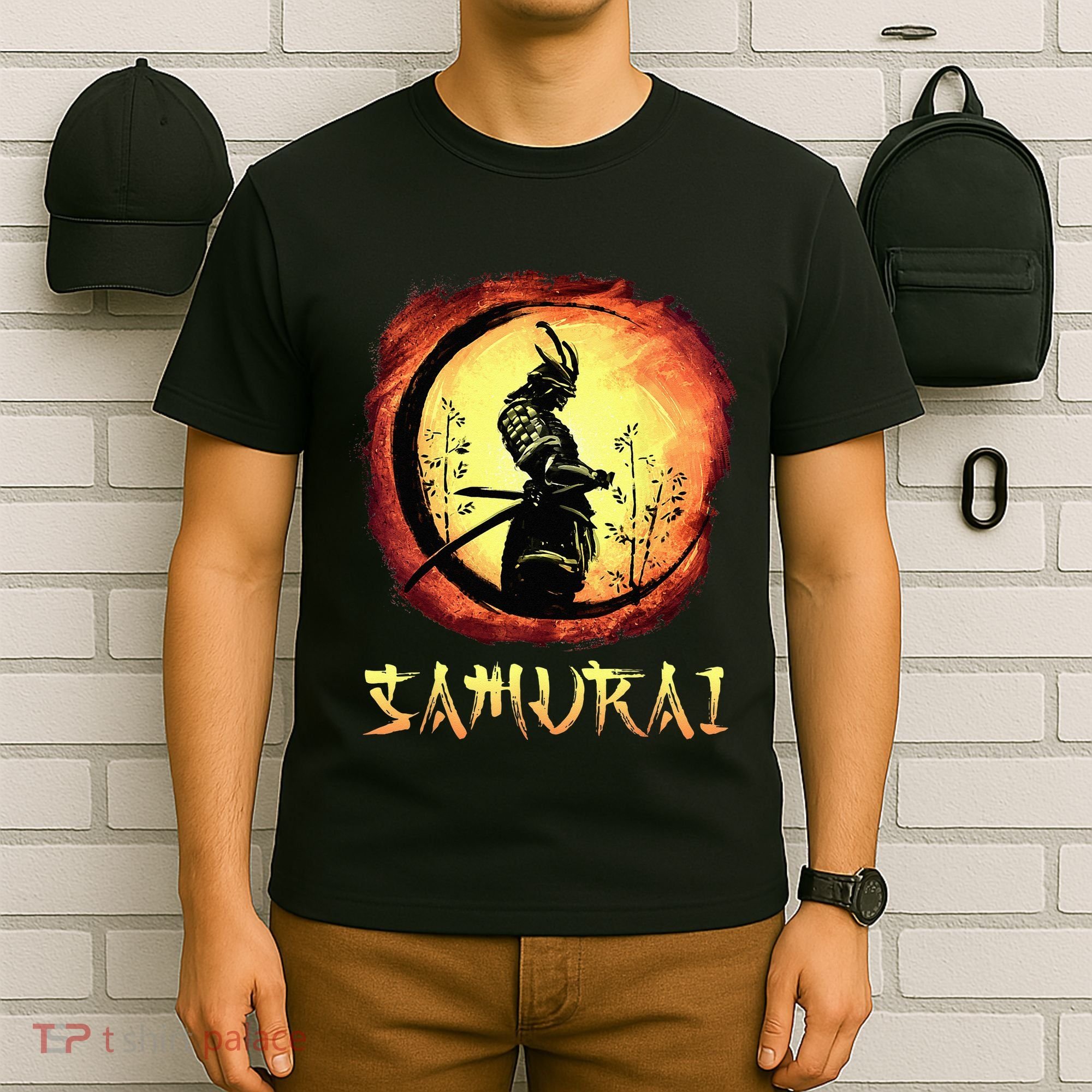 Yasuke Black Japanese Samurai Bushido Warrior Japan Katana T-Shirt