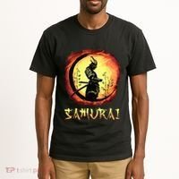 Yasuke Black Japanese Samurai Bushido Warrior Japan Katana Tall T-Shirt thumb 2