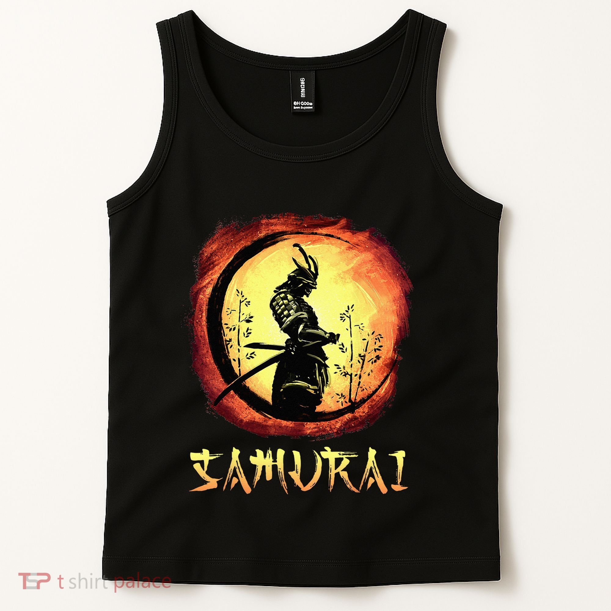 Yasuke Black Japanese Samurai Bushido Warrior Japan Katana Tank Top