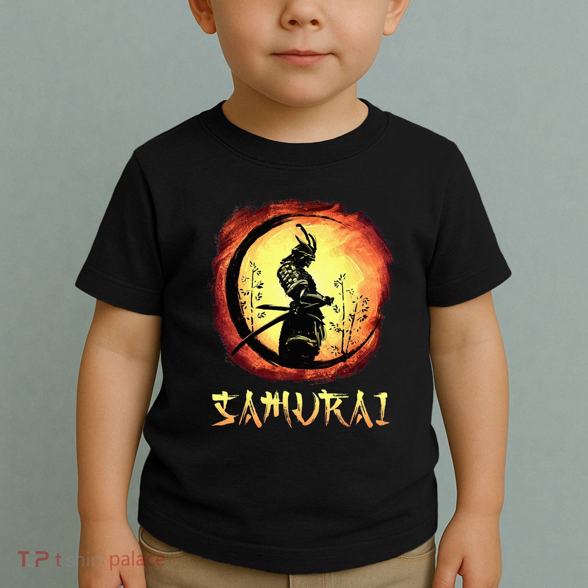 Yasuke Black Japanese Samurai Bushido Warrior Japan Katana Toddler T-Shirt
