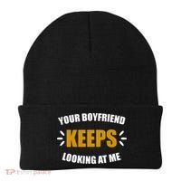 Your Boyfriend Keeps Looking At Me Beanie thumb 0