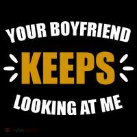 Your Boyfriend Keeps Looking At Me Women's Hoodie thumb 2