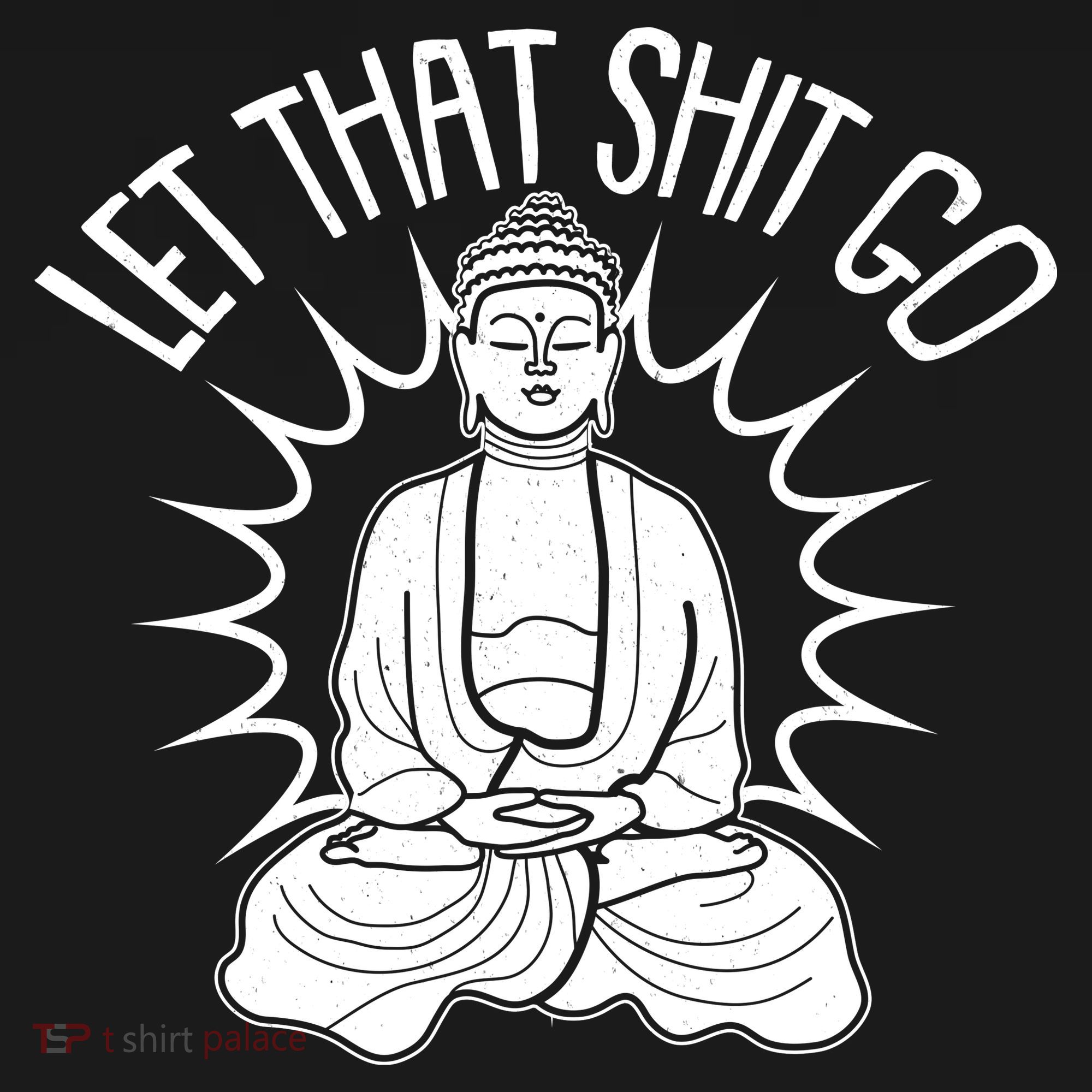 Yoga Buddha Let That Shit Go Apron