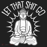 Yoga Buddha Let That Shit Go Hat thumb 2