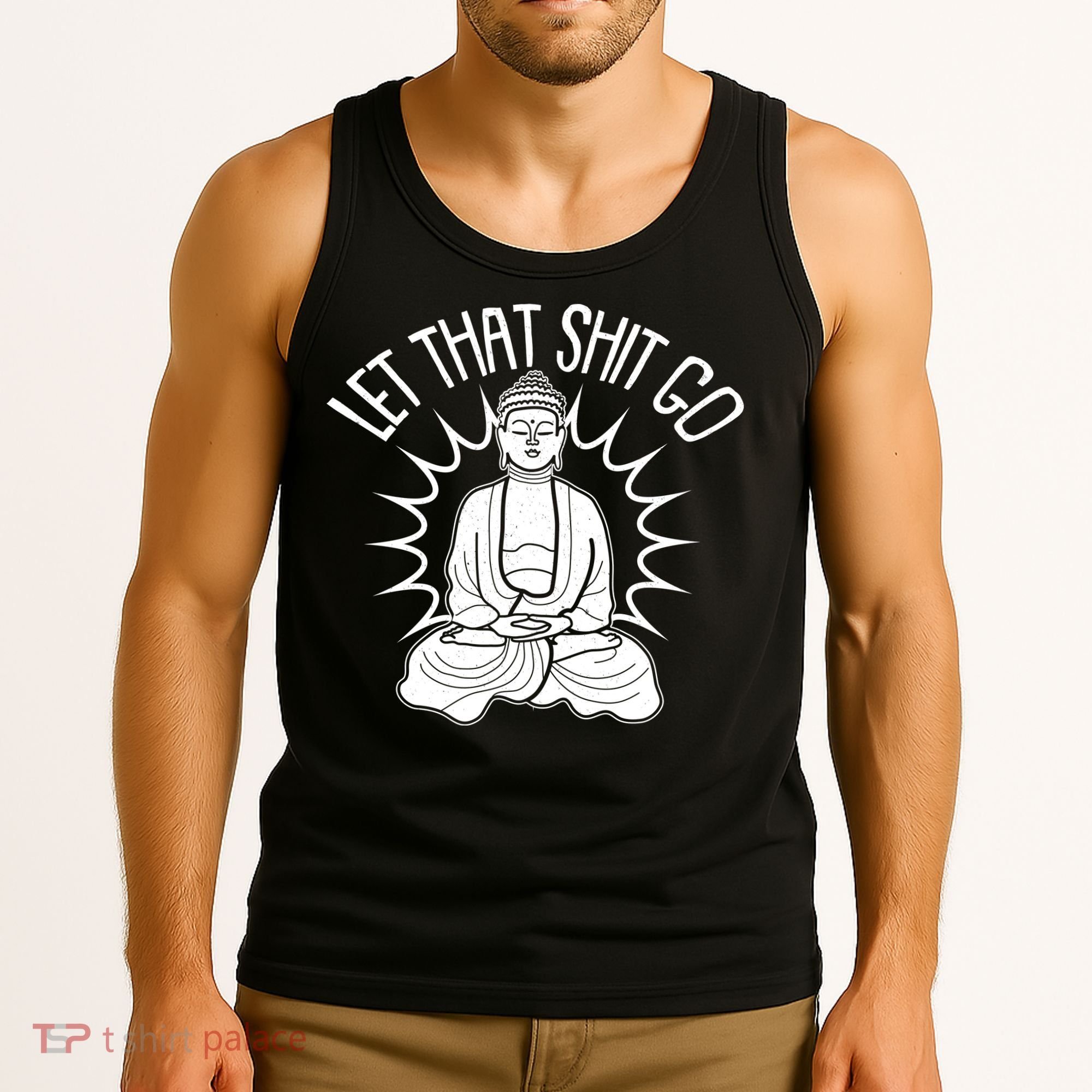 Yoga Buddha Let That Shit Go Tank Top